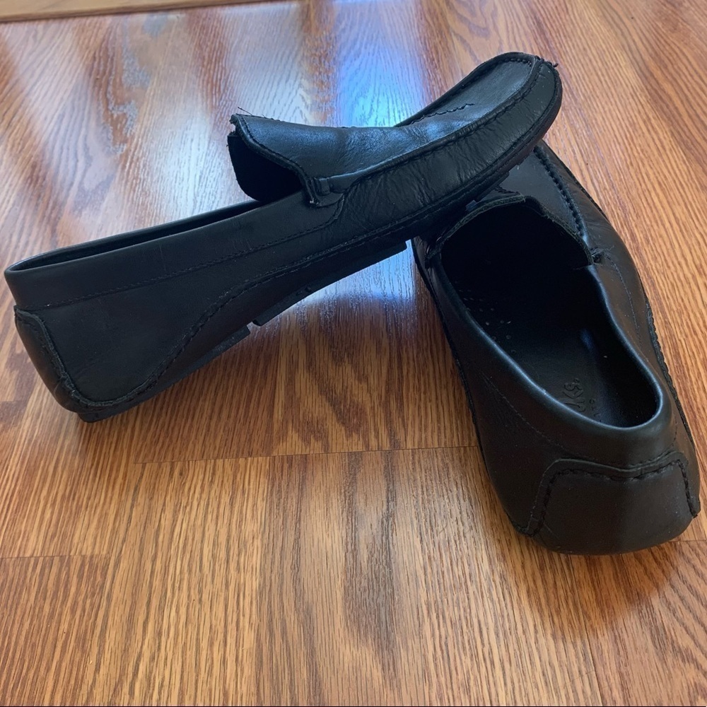 Men's Clarks black Loafers shoes 9.5